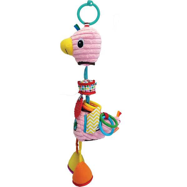 Infantino plišana zvečka Flamingo