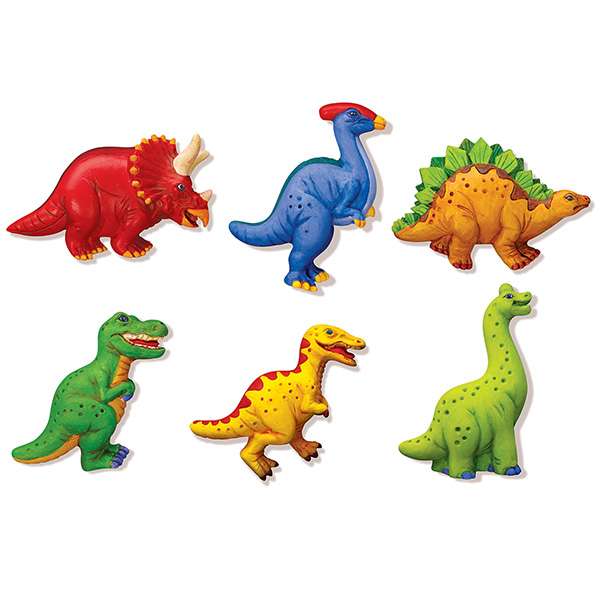 oblikuj i oboji dinosaurusi